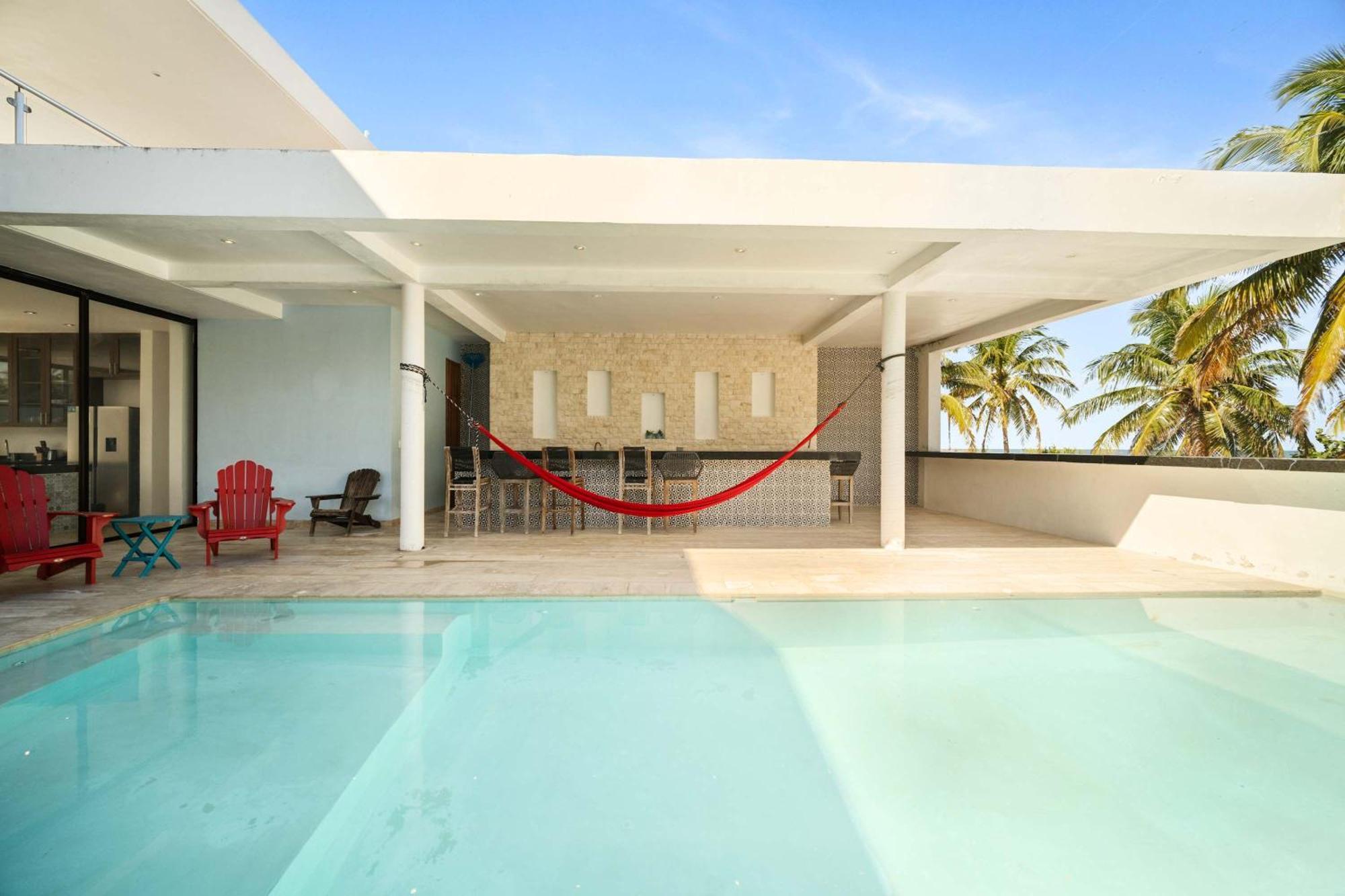 Beachfront Coco Modern Designer House By Peninsula Stays San Crisanto Exterior photo